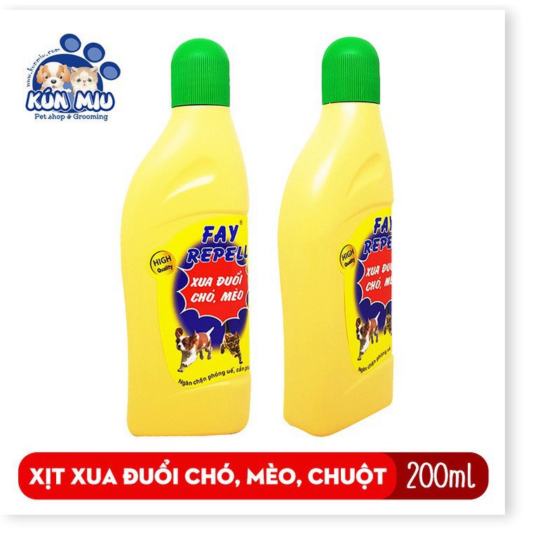 Hanpet.GV- LN Đuổi chuột xua đuổi chó, mèo đuổi ruồi Xịt Fay Repell ngăn chó phóng uế và cắn phá đồ đạc