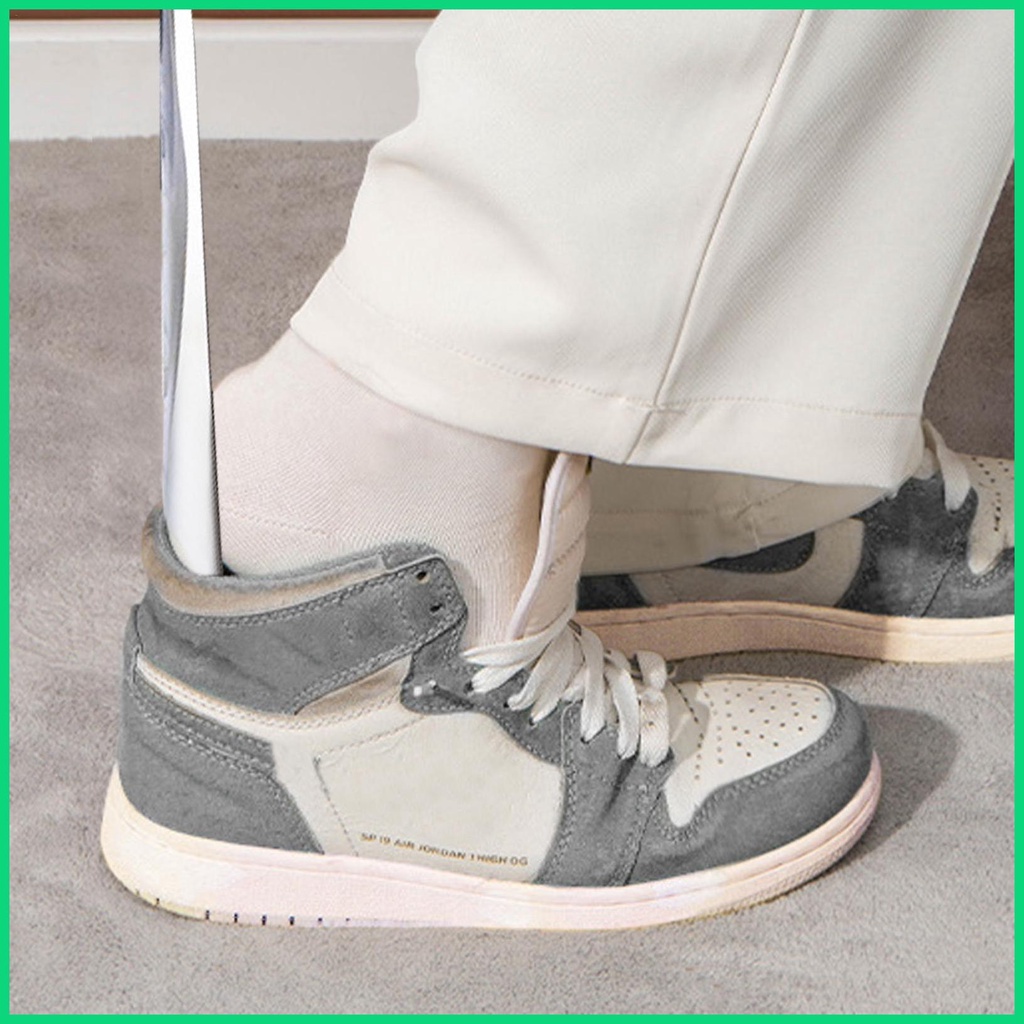 Dụng Cụ Hỗ Trợ Mang Giày Bằng Thép Không Gỉ Tay Cầm Dài Tiện Dụng Cho Nam Và Nữ