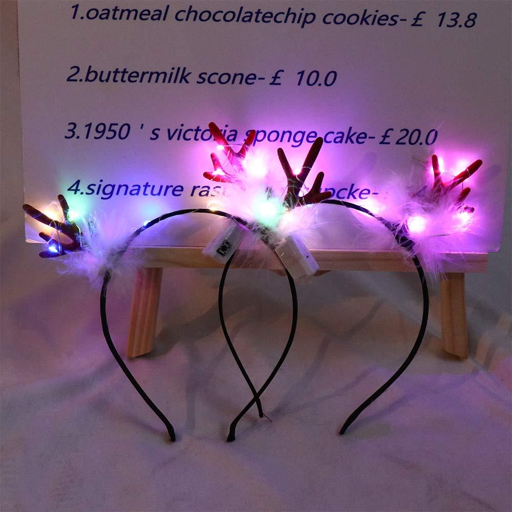 Cài Tóc Lông Nhung Phát Sáng Vui Nhộn Phong Cách Hàn Quốc Cho Nữ