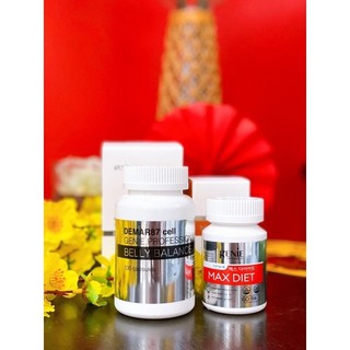 Giảm mỡ Giảm Cân Belly + Maxdiet Genie