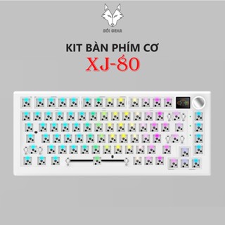   HỎA TỐC HN - HCM  KIT Bàn phím cơ không dây XJ80 | Hotswap | 3 modes | Mạch xuôi 