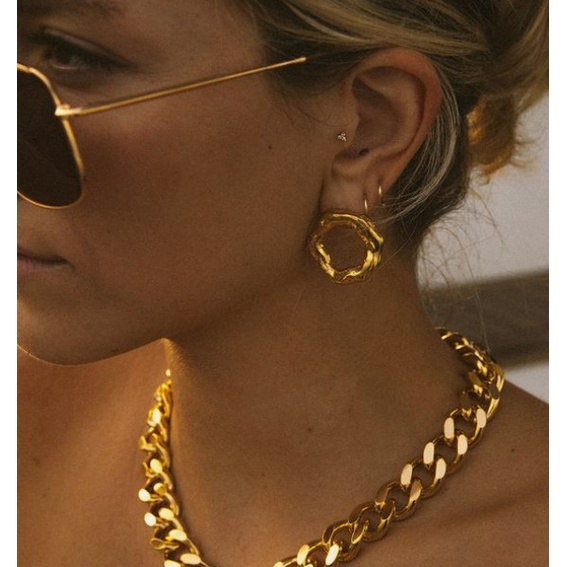 213. Bông tai vintage phong cách cực cổ điển | Độc lạ | Vintage Necklace|| Si Nhật | Japan | 2HAND