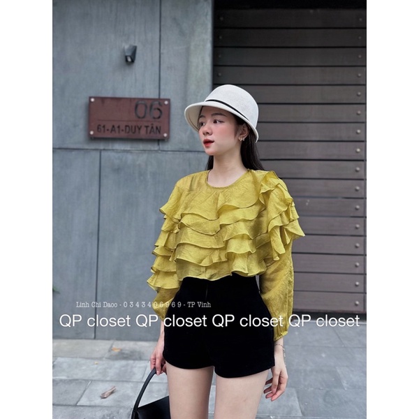 Sơ mi bèo 5 tầng