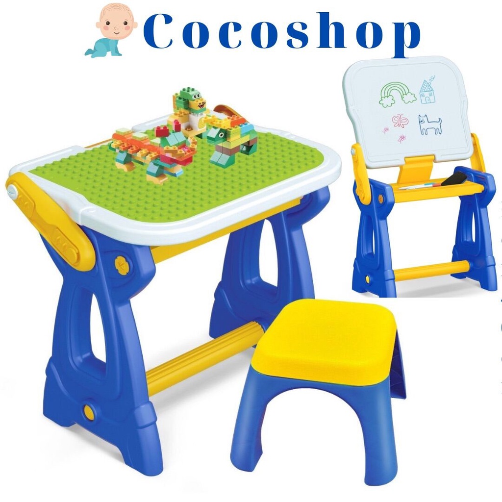 Bộ đồ chơi Lego đa năng 2 in 1 lego xếp hình- Bảng vẽ( quà tặng bỉm Moony) GIÁ SALE SL CÓ HẠN
