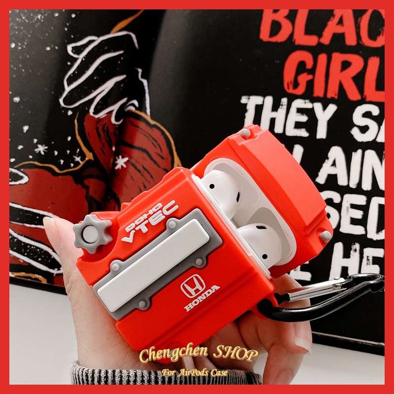 Vỏ Bảo Vệ Hộp Sạc Tai Nghe AirPods Pro2 2023 / AirPods3 / AirPodsPro / AirPods2gen Hình Động Cơ Dễ Thương Ốp