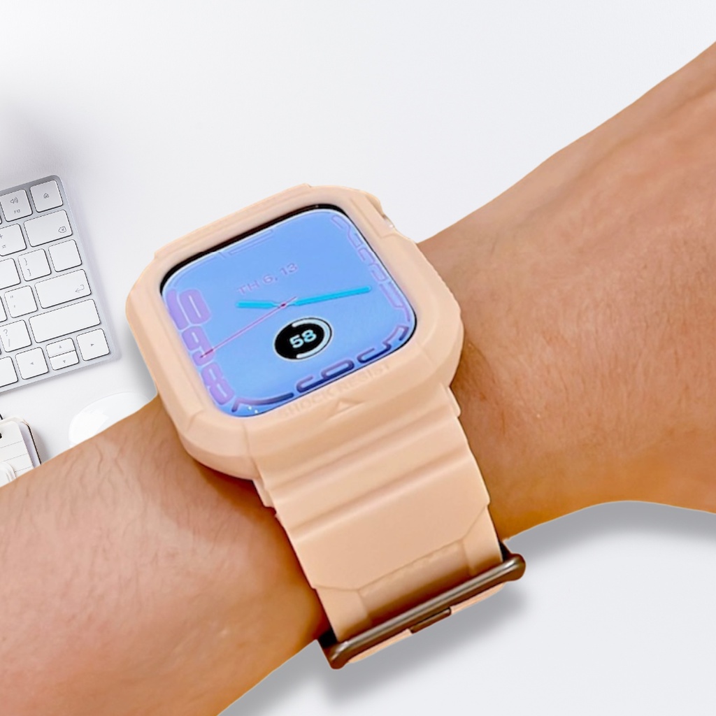 Dây Đeo Kiêm Ốp Dành Cho Apple Watch Ultra/ Apple Watch Series, Kai.N Elegant Shock Proff