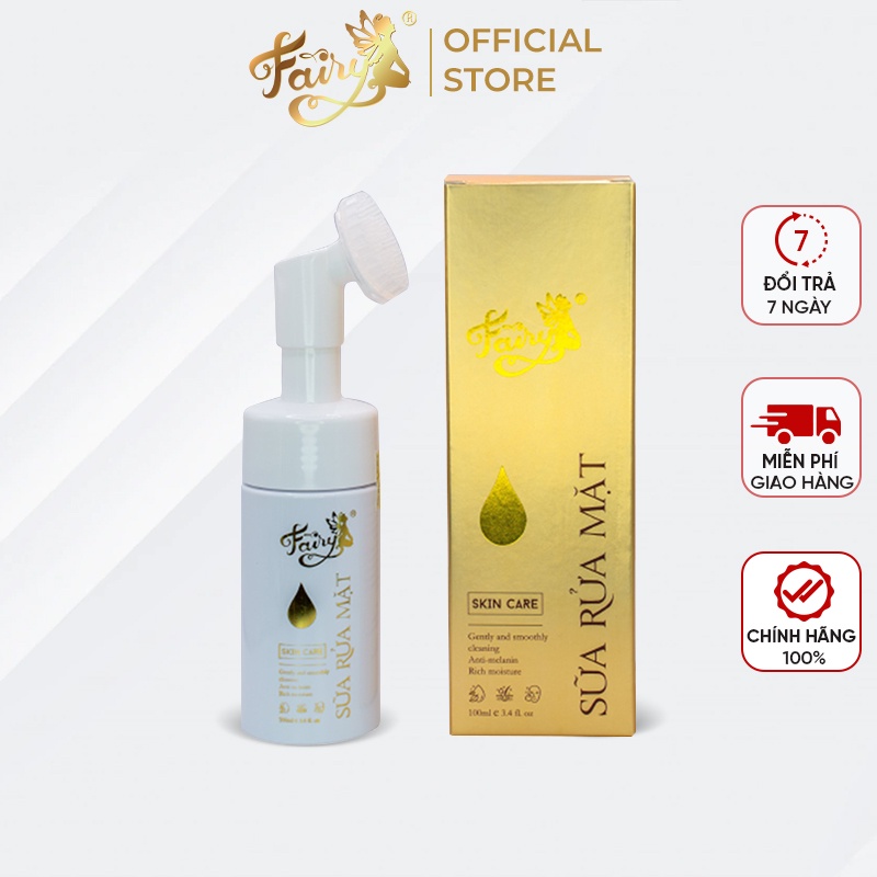 Sữa Rửa Mặt Fairy Làm Sạch Dưỡng Da Trắng Sáng 100ml
