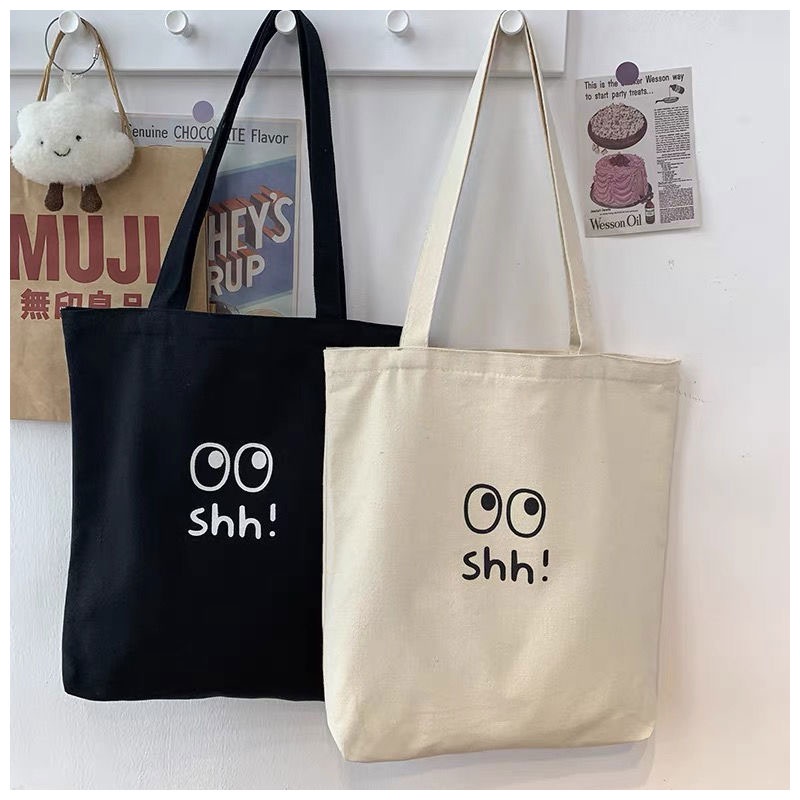 Túi Xách canvas Đeo Vai Phong Cách Mới Cho Nữ Sinh