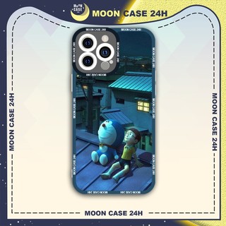 Ốp lưng iphone cạnh vuông Moon Case Doraemon & nobita 7/7plus/8/8plus/x/xs/11/12/13/14pro/max/plus/promax