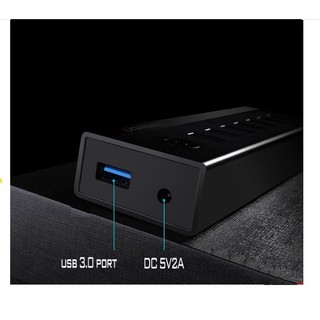 Bộ Chia Hub USB 3.0 7 Cổng Ugreen 40522 (Nguồn 5V 2A)