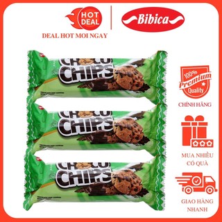 COMBO 3 Bánh Quy Socola Chip Dừa Bibica 80G