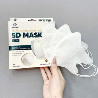 Khẩu Trang 5D AK Màu  bịch 10 chiếc