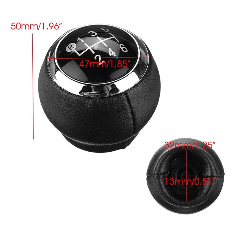 Tay Nắm Cần Số 6 Tốc Độ Màu Đen Cho Toyota Corolla 1.8MT 2007 2008 2009 2010 2011 2012 2013