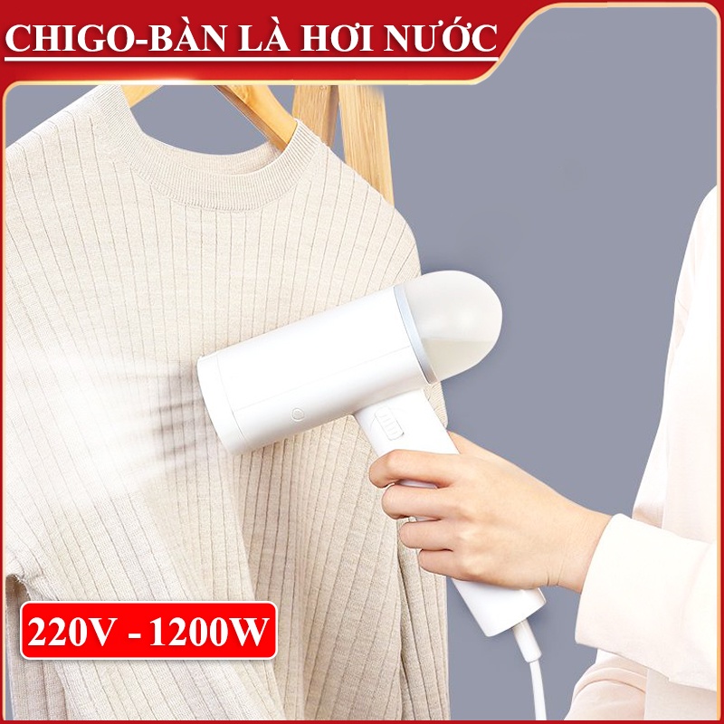 1200W CHIGO - Bàn là hơi nước cầm tay gấp gọn / Bảo hành 12 tháng
