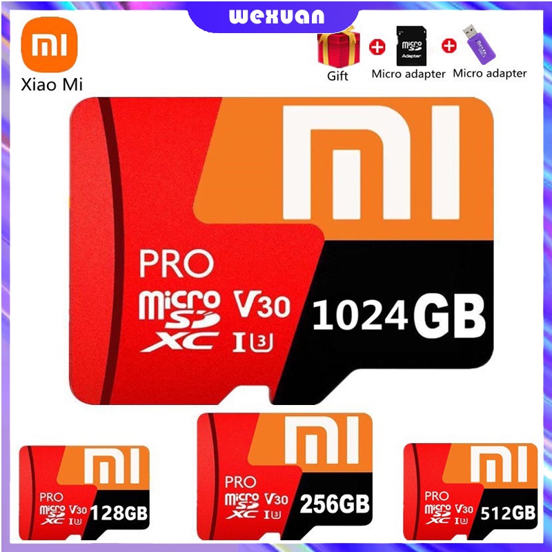 Thẻ Nhớ Micro SD TF MIA0 MI Class10 MicroSD 8GB / 32GB / 128GB / 512GB / 1TB Cho Điện Thoại Xiaomi Tv oppo samsung vivo