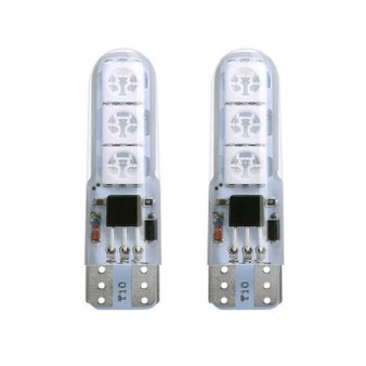 Đèn Led xi nhan xe máy điều khiển đổi màu bằng remote LED chân T10 bảy màu
