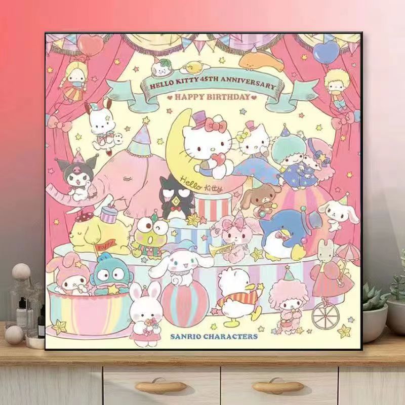 Nong Yang 30×40cm-Tranh tô màu treo tường Tranh Sơn Dầu Số Hoá Tự Tô Nhiều Mẫu-anime lâu đài Disney- Hot Trend December8th