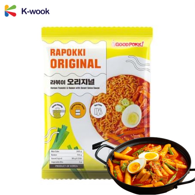 Tokbokki ăn liền kèm sốt  nhập khẩu Hàn Quốc ăn liền hộp To 143g
