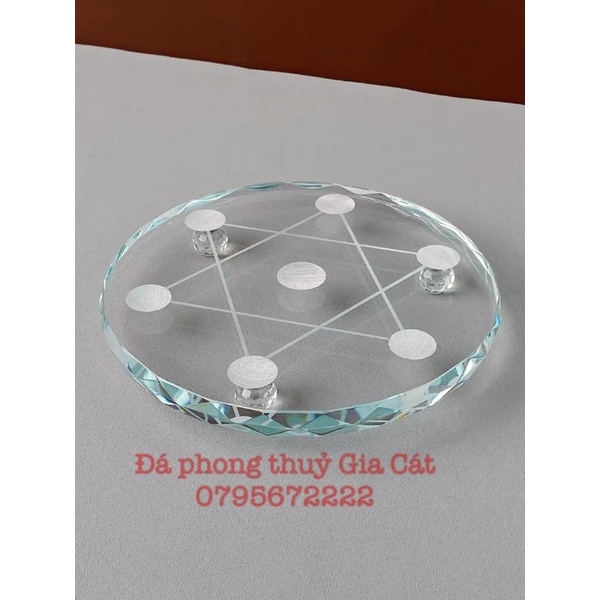 Đĩa thuỷ tinh thất tinh phong thuỷ