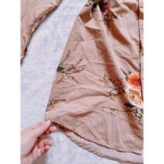 Đầm Sơ Mi Hoa, Một Lớp, 2hand