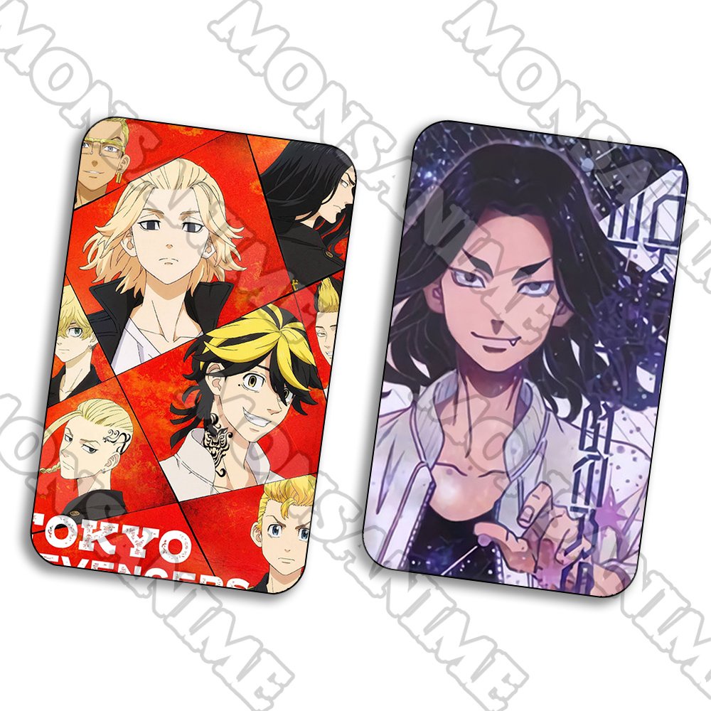 Ảnh thẻ in hình game TOKYO REVENGERS ver Ánh sao tím card bo góc viền 5*8cm anime chibi xinh xắn sưu tầm