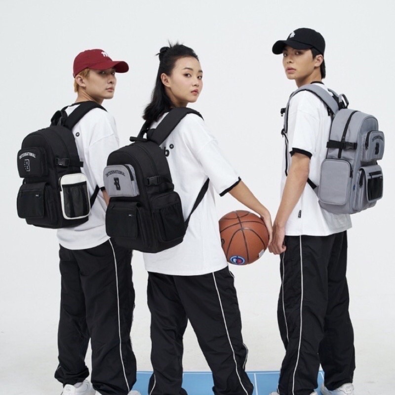 Balo BAMA BORDER Backpack Balo Bama Đi Học Đi Chơi Ulzzang Unisex - Bánh Mì Store Balo VNXK
