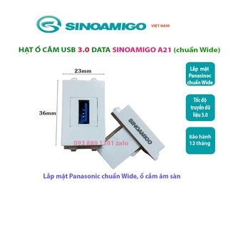 Hạt ổ cắm USB 3.0 data lắp mặt panasonic âm tường, ổ cắm âm sàn
