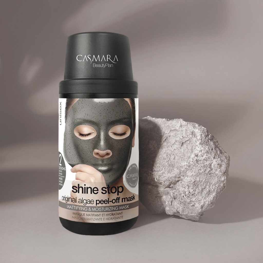 Mặt Nạ Casmara Shine Stop Original Algae Peel-Off Mask Làm Sạch Da, Kiềm Dầu, Giảm Mụn 200g