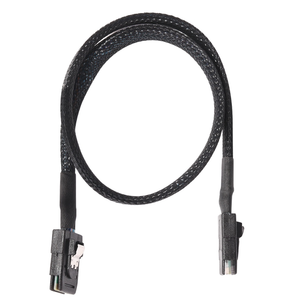 Cáp Dữ Liệu Ổ Cứng SAS SFF 8087 Sang SFF 8087 Server Dài 50cm - Màu Đen