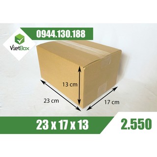 Combo 20 hộp carton 23x17x13