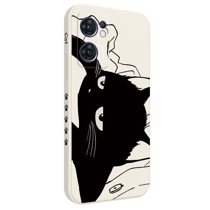 Ốp Điện Thoại Silicon Dẻo In Hình Mèo Hoạt Hình Cho OPPO Reno 8 Pro 8T T 8Z Z 7Z 6 5 5G