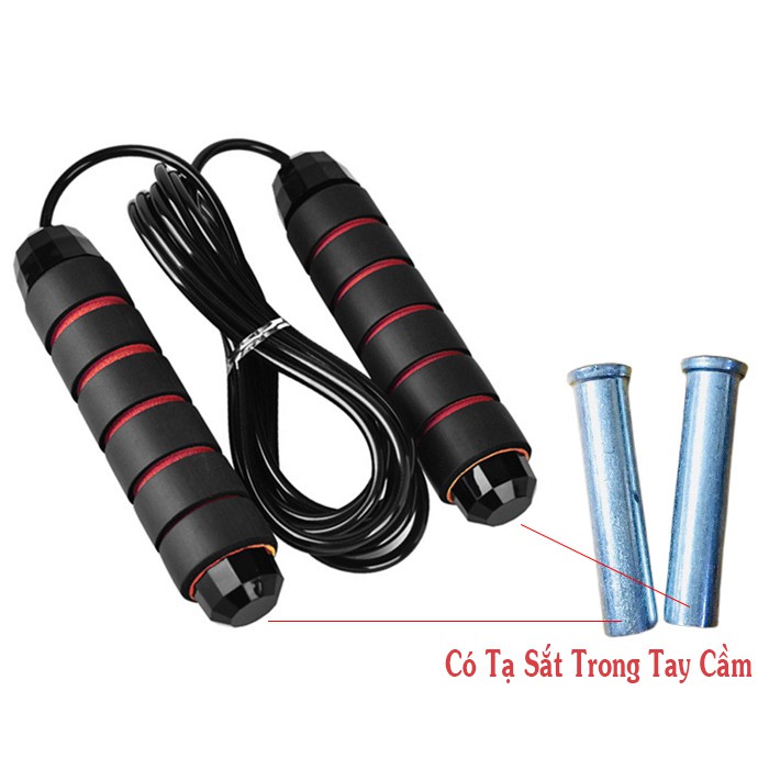 Dây Nhảy Tập Thể Thao Tại Nhà Dây Lõi Thép Cao Cấp 2,7m Có Thể Điều Chỉnh H017