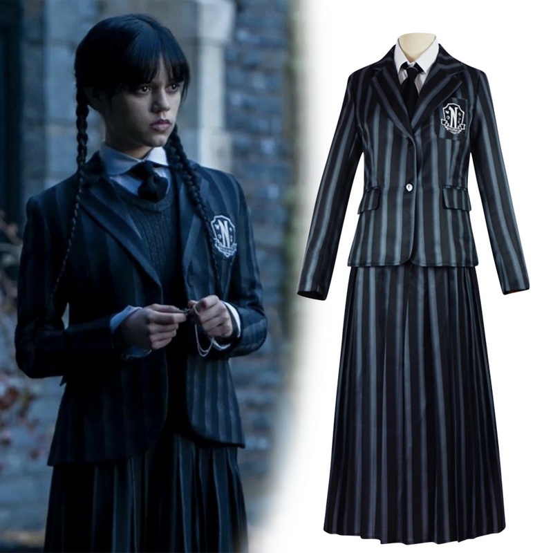 Bộ Đồng Phục Học Sinh Addams Family Addams Nevermore