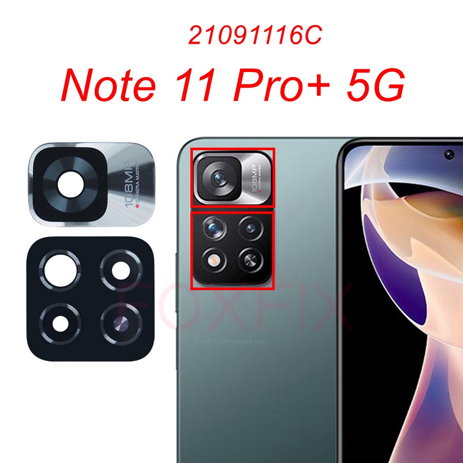 Ống Kính camera Sau Thay Thế Cho xiaomi redmi note 11 pro 5g note 7 8 8t 9 9s 10 10s 10t 11s 11t 12 pro plus