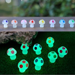 Mô hình nấm dạ quang decor tiểu cảnh terrarium, trang trí vườn