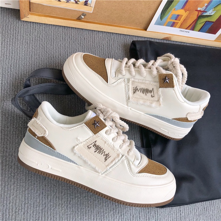 Giày Thể Thao Vải Denim Phong Cách Retro Thời Trang Cho Nữ