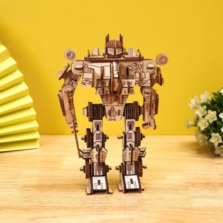 Đồ chơi lắp ráp gỗ 3D Mô hình Robot Optimus Prime Laser