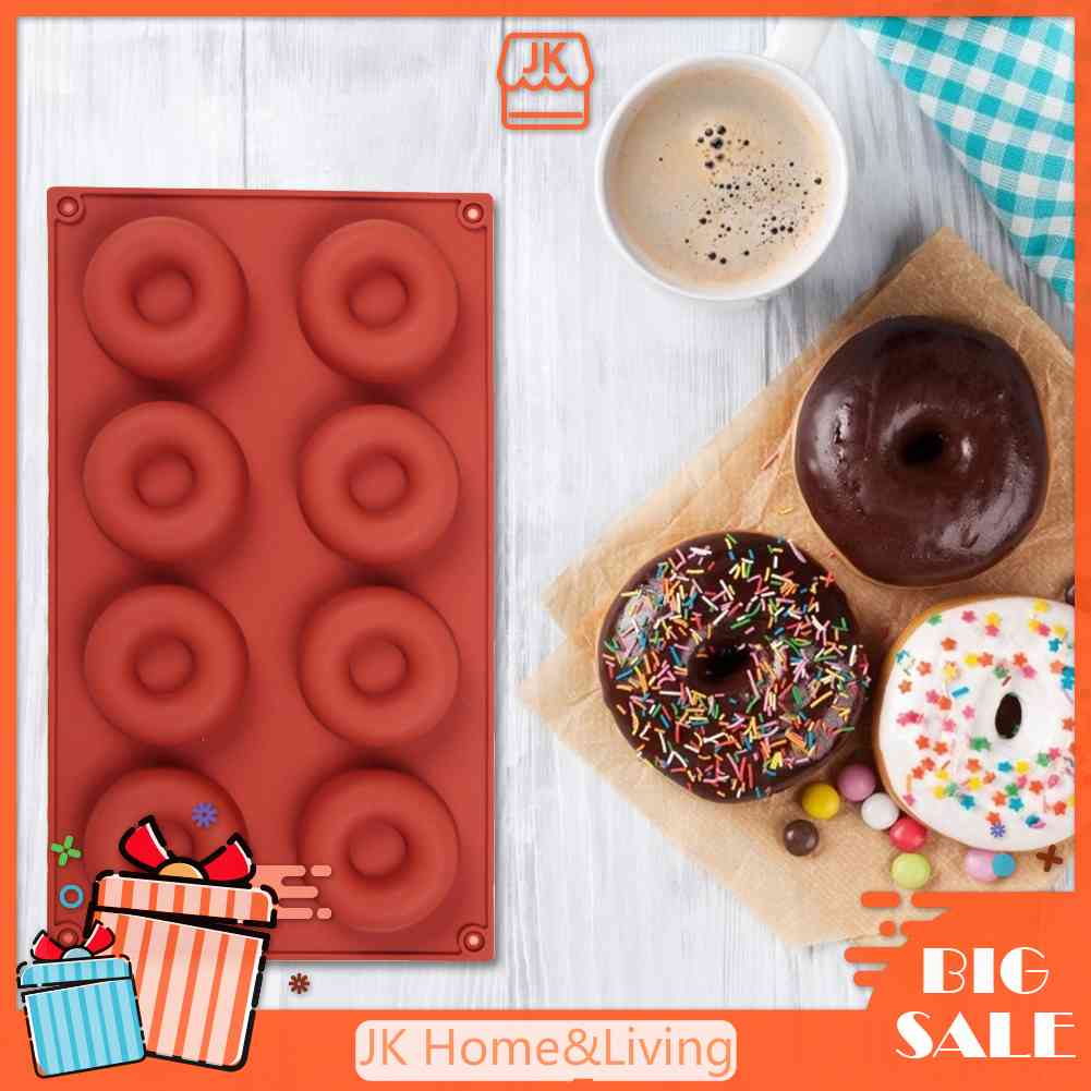 Khuôn Làm Bánh Donut DIY Bằng Silicone Tiện Lợi Dành Cho Nhà Bếp