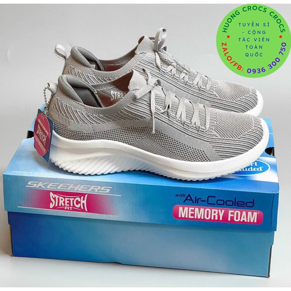 GIÀY THỂ THAO SKECHERS UNTRA FLEX GLIMMER SKY 3.0 CHO NỮ MÀU GHI