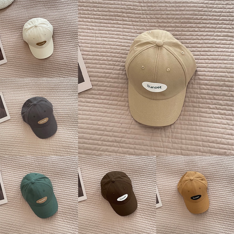 Mũ Lưỡi Trai Thêu Chữ Phong Cách Hàn Quốc Cho Bé