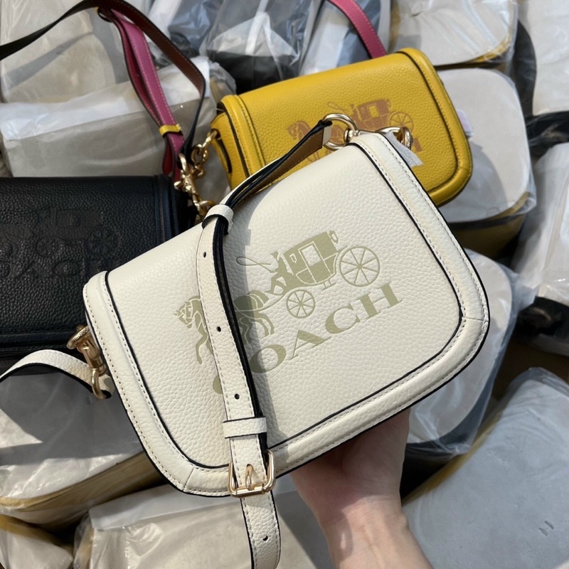 Túi coach nắp gập