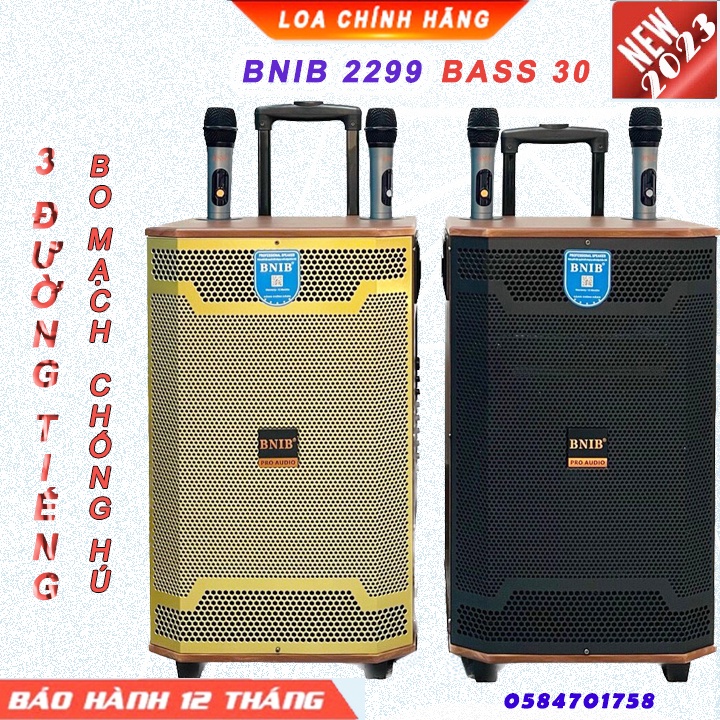 LOA KÉO BNIB 2299 BASS 30 VỚI 3 ĐƯỜNG TIẾNG KHÁCH NGHE LÀ CHỐT -TÍCH HỢP CHỐNG HÚ CHUYÊN DỤNG