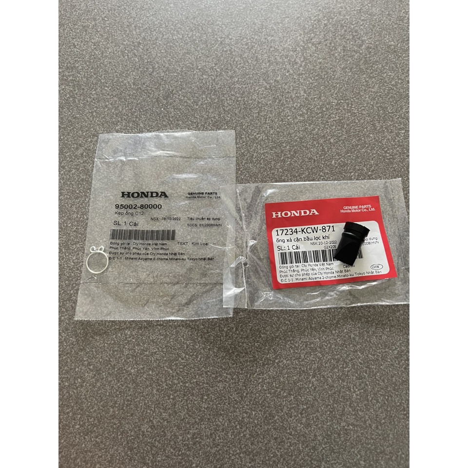 khoe cao su xả cặn xe tay vision lead Air blade sh mode hàng chính hãng 17234KCW871 950028000