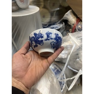 Bát thờ men lam Bát Tràng