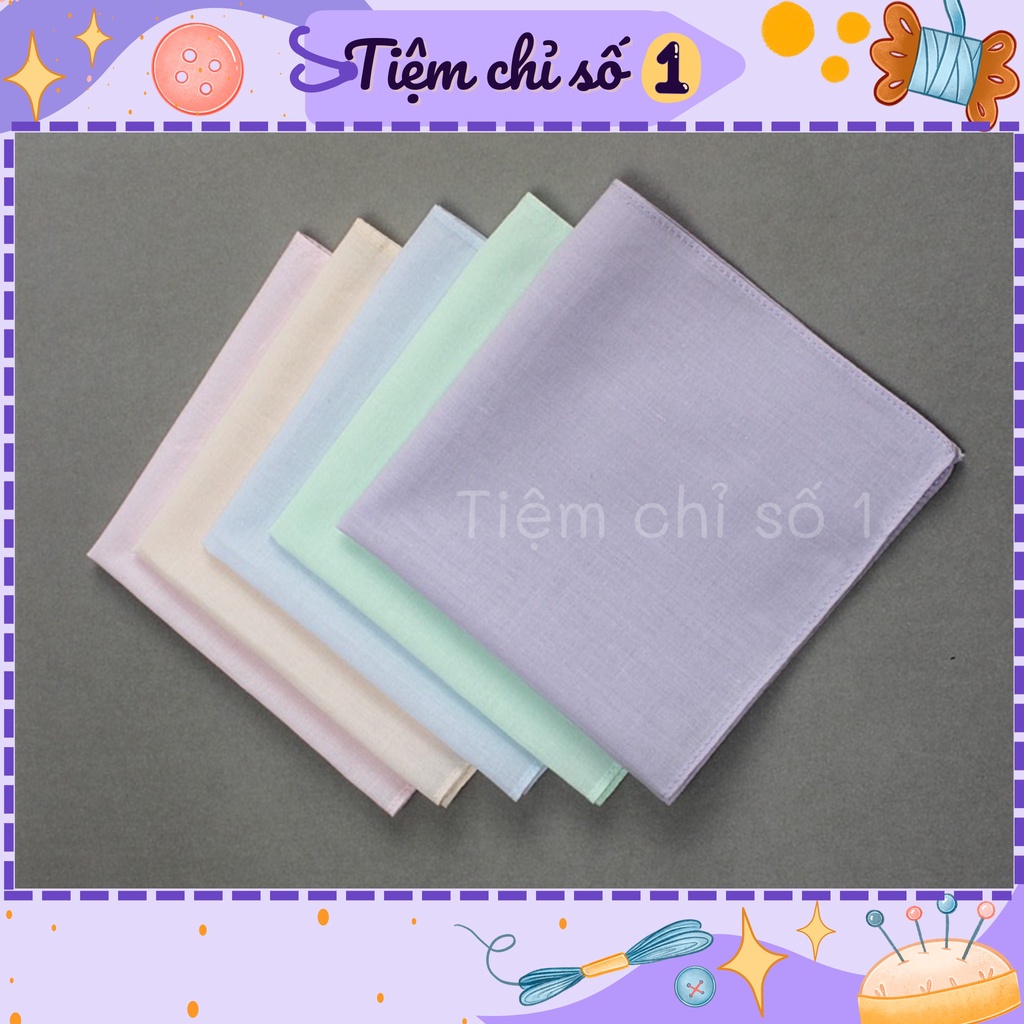 Khăn Tay Các Màu Chất Liệu Vải Thô