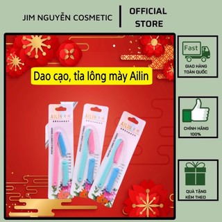 Dao cạo lông mày, dao tỉa lông mày 2 lưỡi Ailin