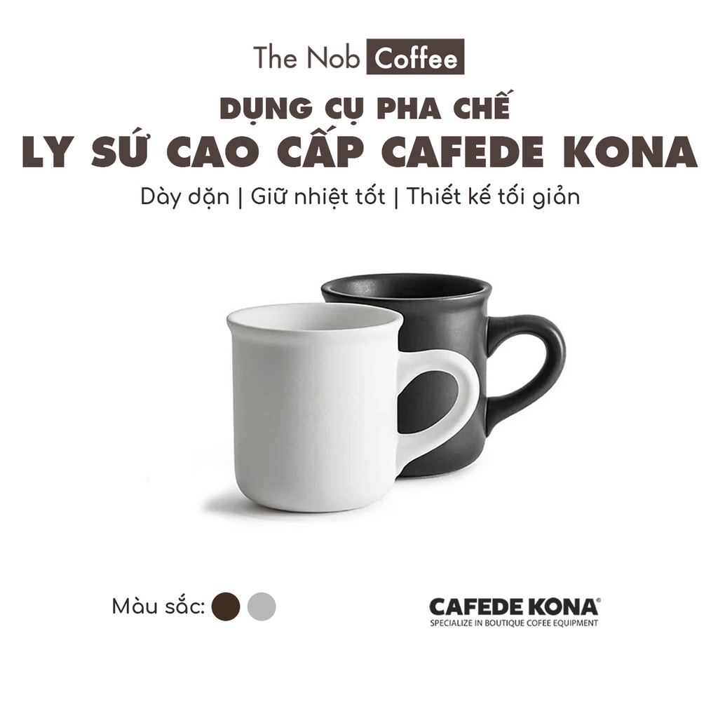 Ly sứ uống cà phê cao cấp Cafede Kona