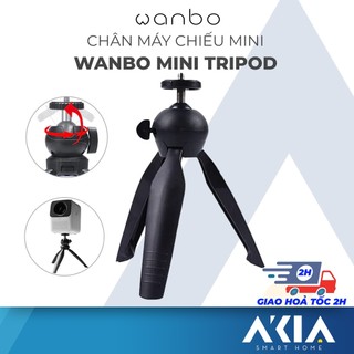 Chân máy chiếu mini wanbo t6/ t6r max/ x1 pro/ t2 - wanbo mini tripod, điều chỉnh xoay 360 độ