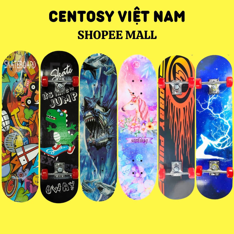 Ván Trượt Thể Thao Giá Rẻ - Centosy VT 80 - In Hình Phong Cách