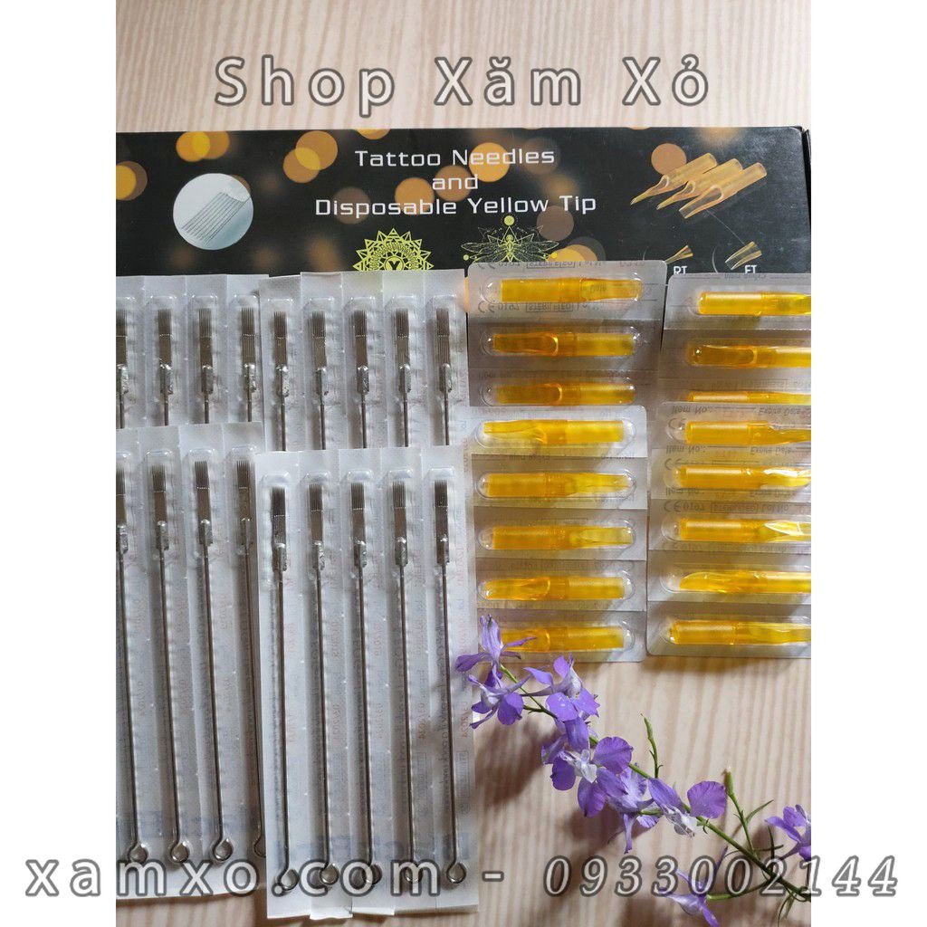 10 chiếc kim + ngòi xăm hình đi nét 9rl - dụng cụ xăm sài gòn